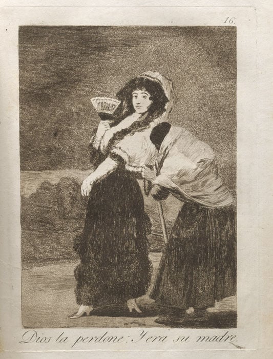 From Los Caprichos (Caprices) (1799)