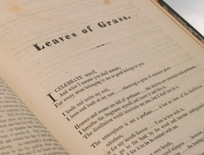 Featured image of post Leaves Of Grass First Edition Poems from leaves of grass you might recognize