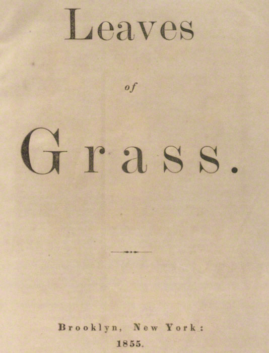 walt whitman leaves of grass first edition walt whitman leaves of grass first edition