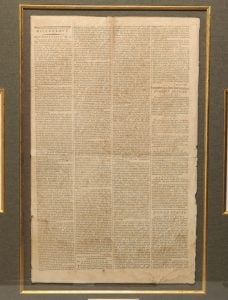 February 26, 1788 issue of the New-York Packet, containing the first printing of Hamilton’s Federalist essay Number 60