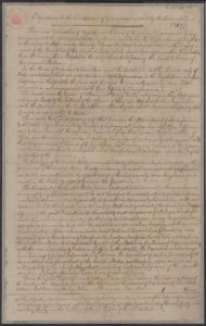 The Library of Congress’ copy of Mason’s Objections to the Constitution, from Washington’s papers. (Image source: Library of Congress)