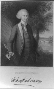 John Dickinson (1732-1808) of Pennsylvania and Delaware, from the Library of Congress. (Image source: LOC)