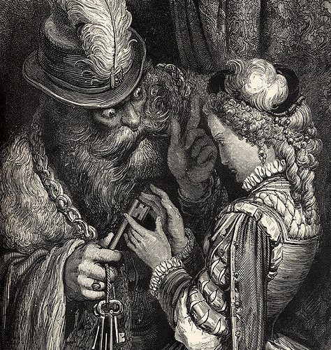 Bluebeard as illustrated by Gustave Doré