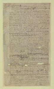 Jefferson draft of the 1775 Declaration, at the Library of Congress (Source) 