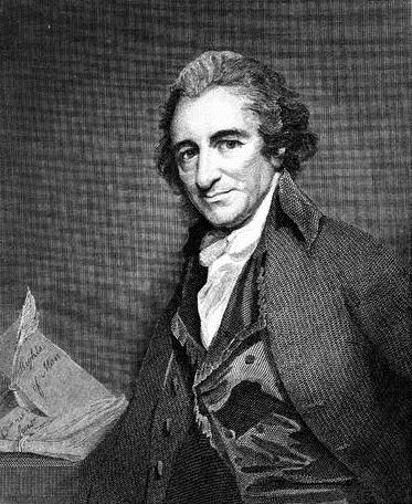 portrait of thomas paine