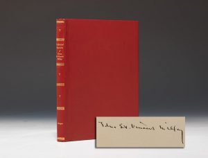 First edition of The Collected Sonnets of Edna St. Vincent Millay,  signed by the poet.  Harper & Brothers (New York), 1941. 