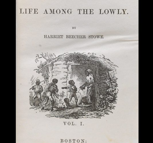 title page from a first edition of Uncle Tom's Cabin
