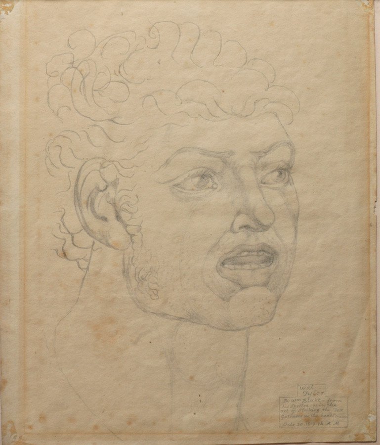 drawing of Martin Butlin’s The Paintings and Drawings of William Blake