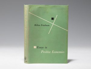 1953 first edition of Friedman’s Essays in Positive Economics (BRB #101680)