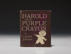 First edition of Harold and the Purple Crayon