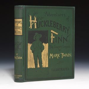 First edition of Huck Finn (BRB 50525)