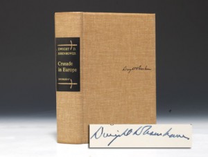 Signed limited first edition of Eisenhower’s Crusade in Europe (BRB 85053)