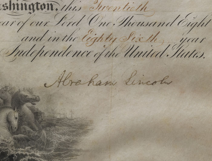 Lincoln signature