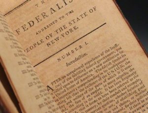 A first edition of the Federalist, one of only 500 copies produced (BRB 80124)