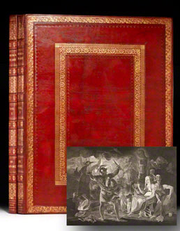 Elephant folio collection of prints for John Boydell's 1803 Shakespeare.