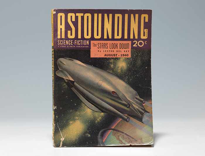 Astounding Science Fiction from August, 1940, with cover story by Lester Del Rey (BRB 104266)