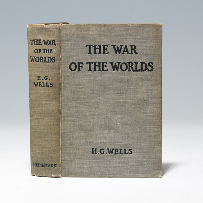 A first edition copy, 1898, presented to Wells' close friend and scientific adviser (BRB 104577)