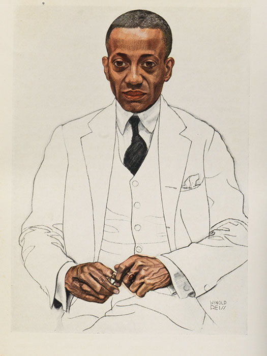 Winold Reiss’ portrait of Alain Locke