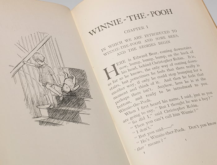 page from winnie the pooh book