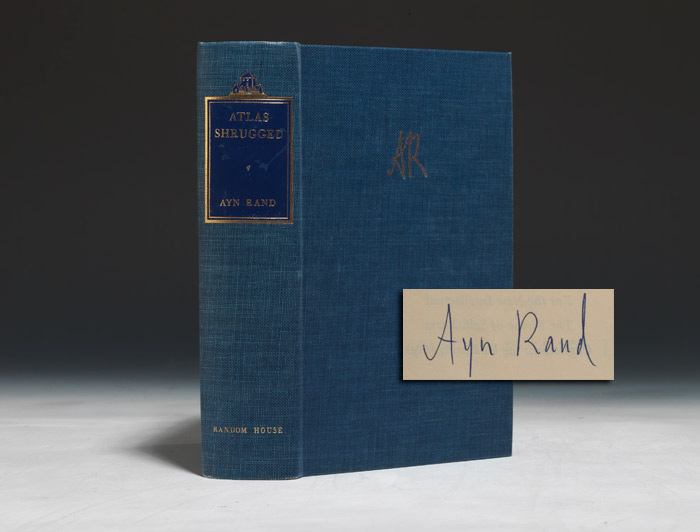 Signed limited 10th Anniversary Edition of Atlas Shrugged