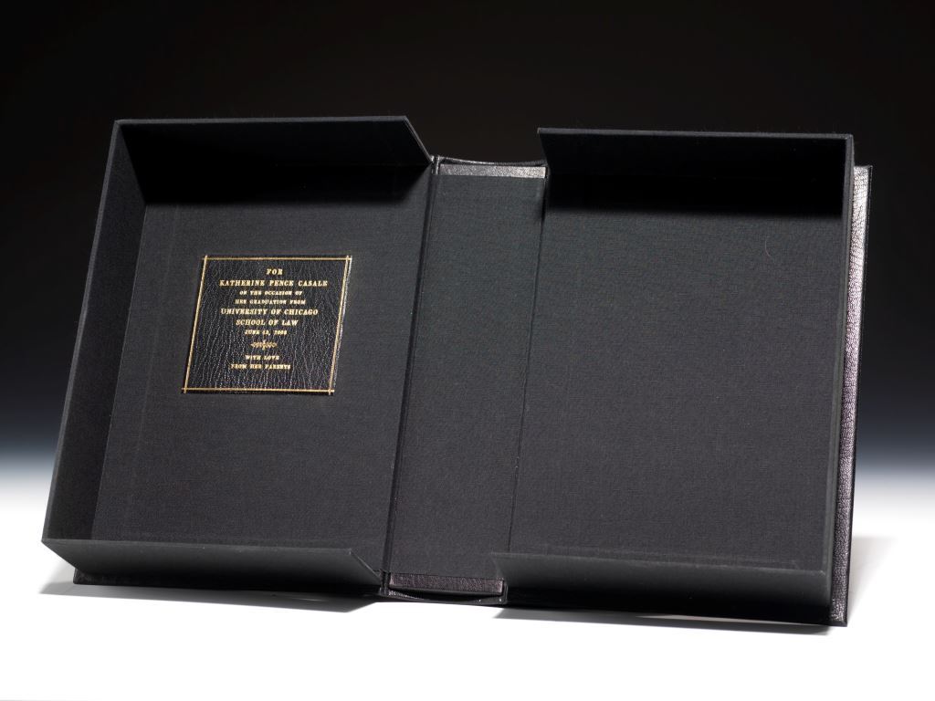 Mockingbird in custom leather box