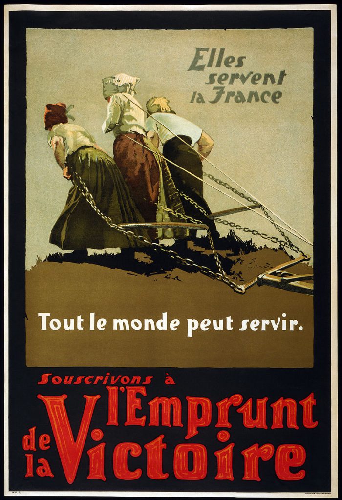 WWI Quebecois Victory Loan Poster