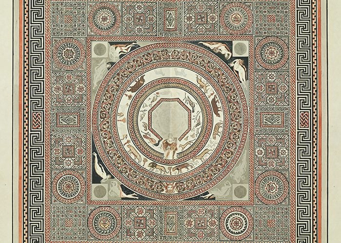 Orpheus Mosaic at Woodchester