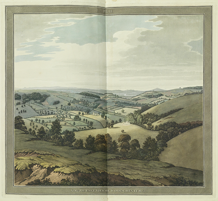 Lysons' "South-East View of Woodchester