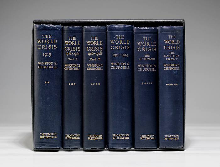 six volumes of The World Crisis books