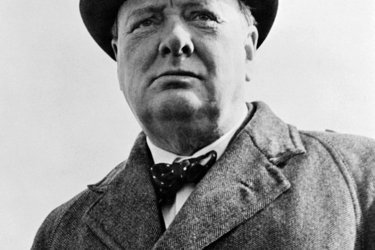 Photographic portrait of Winston Churchill