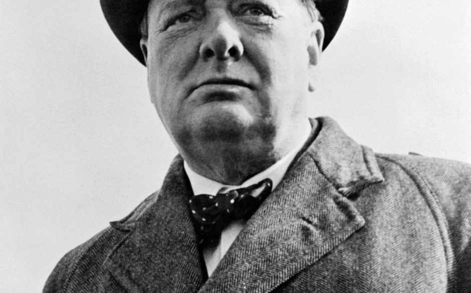 Photographic portrait of Winston Churchill