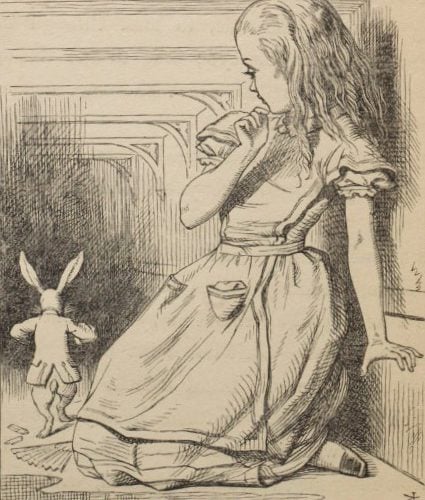 Tenniel illustration from Alice in Wonderland